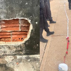 Detentos tentam fugir de penitenciária em Cáceres (MT), mas são impedidos por policiais