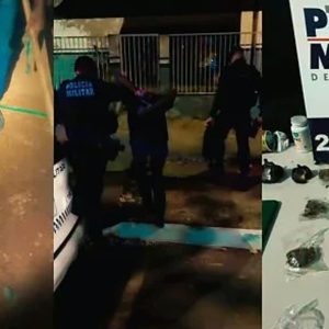 Homem é preso após tentar esconder drogas em mochila e quintal de residência em MT; veja vídeo
