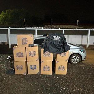 Mulher de 41 anos é presa com 495 caixas de cigarros contrabandeados em Nova Olímpia