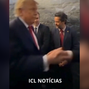 Trump cumprimenta Lula no G7 e diz “bom trabalho”; veja vídeo