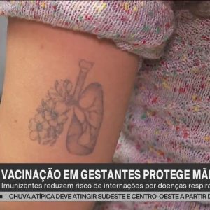 Vacinação de gestantes reduz casos de SRAG em bebês
