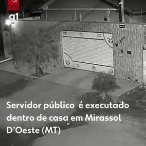 Vídeo mostra homens invadindo casa de servidor público em MT