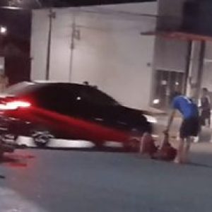 Acidente com moto deixa vítima ferida em avenida de Nova Mutum/MT; Veja vídeo | Power Mix