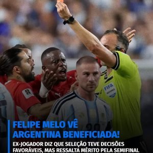 A arbitragem nos jogos da Argentina ainda é centro do debate da Copa e Felipe Me…