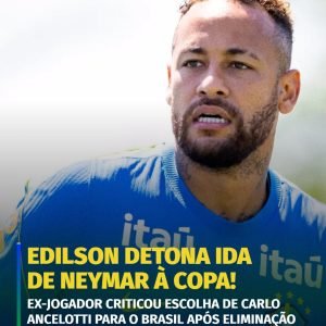Edilson Capetinha fez duras críticas a convocação de Neymar para a Copa do Mund…
