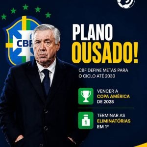As metas foram traçadas hoje em reunião na CBF.

 Estadão

#Antenados2026 #Bras…