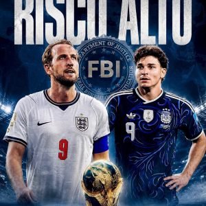 FBI emitiu um alerta máximo para a semifinal entre Inglaterra e Argentina.

Ess…