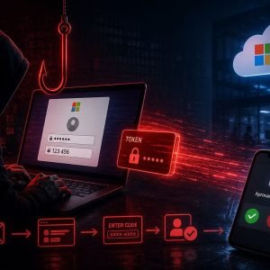 Erro de cibercriminoso revela rede de golpes que burla segurança do Microsoft 365