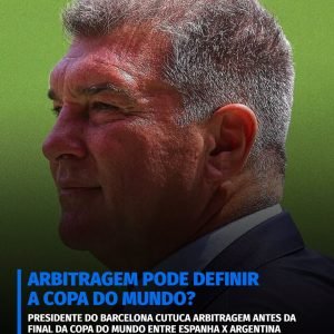 Presidente do Barcelona faz cobrança para arbitragem antes da final da Copa.