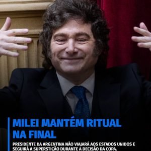 Javier Milei seguirá seu ritual de sorte e acompanhará a final da Copa do Mundo …