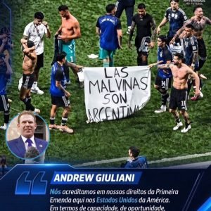 POLÊMICA! A manifestação dos jogadores argentinos sobre as Malvinas após o jogo…