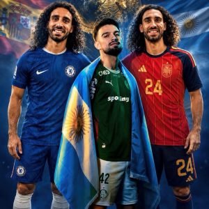 Cucurella mandou o palmeirense Flaco López para casa duas vezes.2025: elimino…