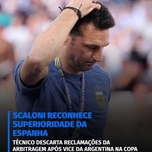 Lionel Scaloni evitou qualquer polêmica após a derrota da Argentina na final da …