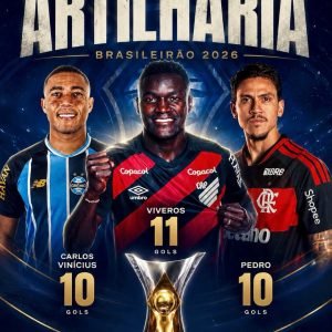Brasileirão está de volta, então vamos relembrar como ficou a artilharia.