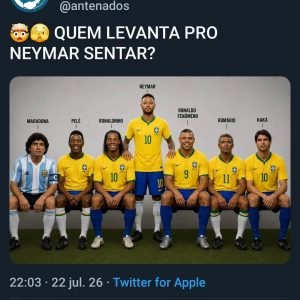 Essa eu quero ver: Quem levanta para o Neymar sentar?