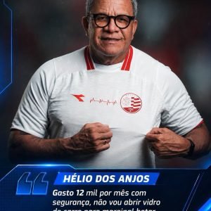 Hélio dos Anjos, técnico do Náutico, criticou os protestos da torcida organizad…