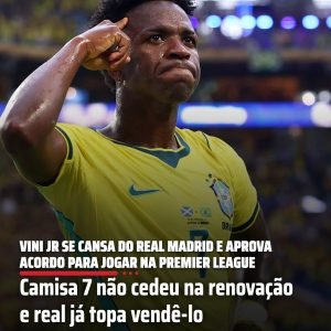 CHUTOU O BALDE! Vini Jr. se cansa dos bastidores do Real Madrid e sela destino e…