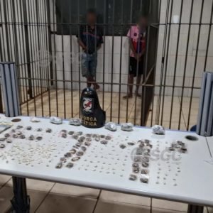 Dois adolescentes são apreendidos com mais de 330 porções de drogas durante operação em Abunã