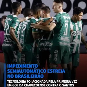 O impedimento semiautomático foi utilizado pela primeira vez no Brasileirão e aj…