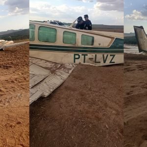 VÍDEO: avião faz pouso forçado em fazenda às margens da BR-364 em MT