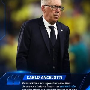 RENOVAÇÃO! Ancelotti inicia planejamento para a Copa de 2030.