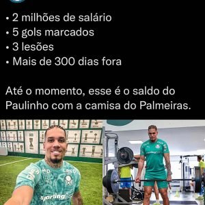 Paulinho foi a contratação mais cara entre times brasileiros, cerca de R$ 162 m…