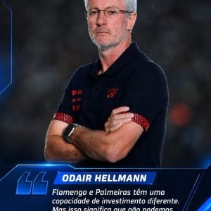 SE CUIDA, PALMEIRAS!  Odair acredita que o Athletico vai brigar pelo título bras…