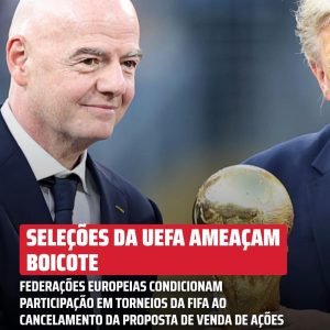 A proposta de venda de ações da Copa do Mundo provocou uma reação da UEFA. Enten…