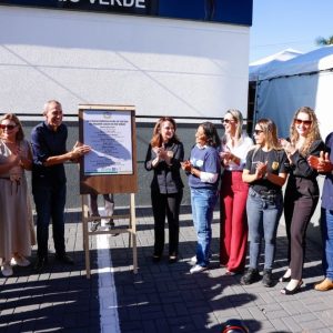 Vereadores acompanham inaugurações da nova Escola Estadual e da Delegacia da Mulher em Lucas do Rio Verde