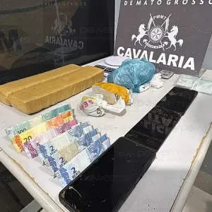 Casal é preso por tráfico de drogas em Nova Mutum; munições e maconha são apreendidas