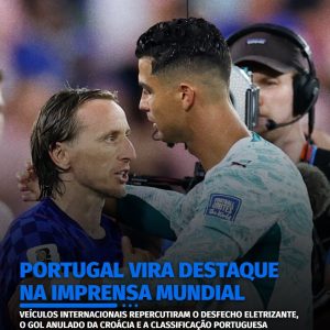 A vitória de Portugal sobre a Croácia dominou os jornais europeus, que ressalta…