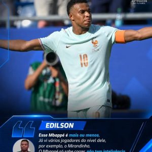 Em 2020, Edilson fez essa declaração sobre Mbappé.

#Mbappé #Antenados2026