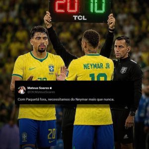 A torcida decidiu que o Neymar é o favorito para assumir a vaga do Paquetá.

#A…