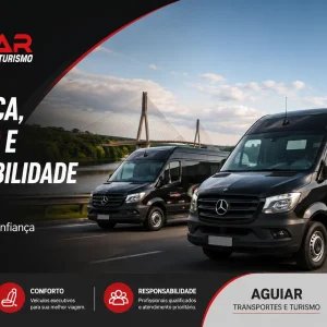Aguiar Transportes e Turismo leva passageiros com segurança, conforto e responsabilidade há mais de 10 anos