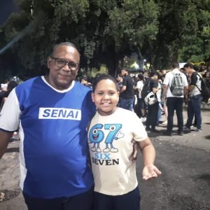 Professor leva filho de 10 anos ao campeonato de ‘Farmar Aura’ em MT