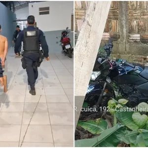 Vídeo: Jovem é preso após ameaçar familiares com facão e agredir irmão de 14 anos em Nova Mutum Paraná