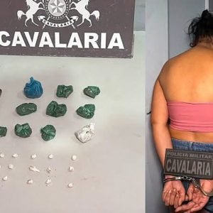 MULHER É PRESA POR TRÁFICO DE DROGAS E SUSPEITA DE USAR CRIANÇAS PARA ENTORPECENTES EM NOVA MUTUM/MTVENDER