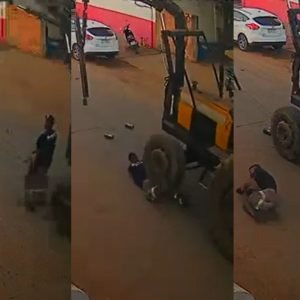 Vídeo: trabalhador é atropelado por trator em MT