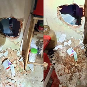 Criminosos quebram parede de farmácia e tentam furtar canetas emagrecedoras em Cuiabá