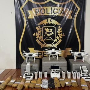 Polícia descobre ‘aeroporto de drones’ e apreende materiais enviados a presídio em MT