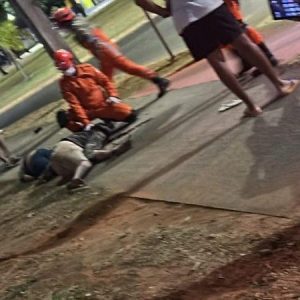 Gestante é atropelada por motociclista e mobiliza equipes de resgate em Nova Mutum