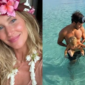 Gisele publica registros raros ao lado da família: “Lugar especial”