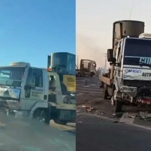 Motorista de HB20 atinge a traseira de caminhão parado e acidente deixa três mortos na Estrada da Guia; veja vídeo