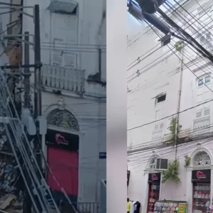 Trechos interditados após desabamento são reabertos para pedestres em Belém