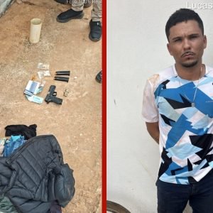 Foragido investigado por 4 crimes é encontrado debaixo da cama e preso