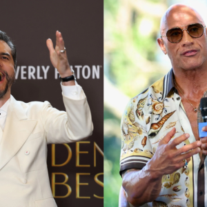 The Rock brinca sobre Wagner Moura: “Você roubou meu Globo de Ouro”