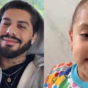 Zé Felipe diverte fãs ao publicar vídeo de Maria Flor imitando Virginia