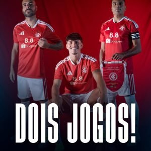 Internacional conseguiu um patrocínio máster, mas por apenas 2 jogos.

Shopee va…