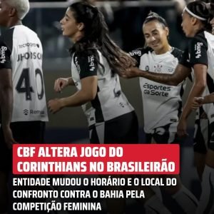 O Corinthians teve mudanças no próximo compromisso pelo Brasileirão Feminino. Co…