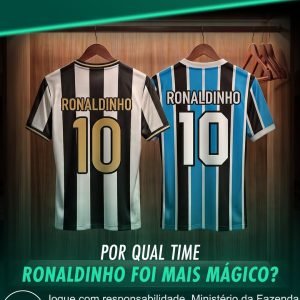 O Bruxo fez história! Mas por qual time ele brilhou mais: Atlético-MG ou Grêmio?…